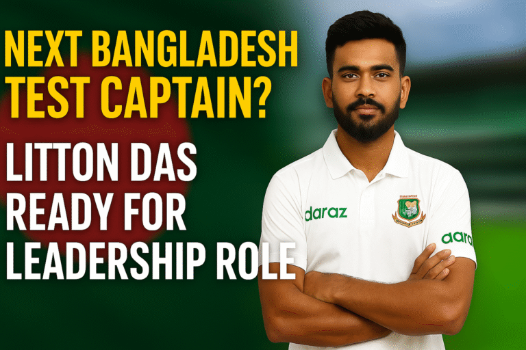 Litton Das Set to Lead Bangladesh Test Team? BCB Nearing Decision on New Captain