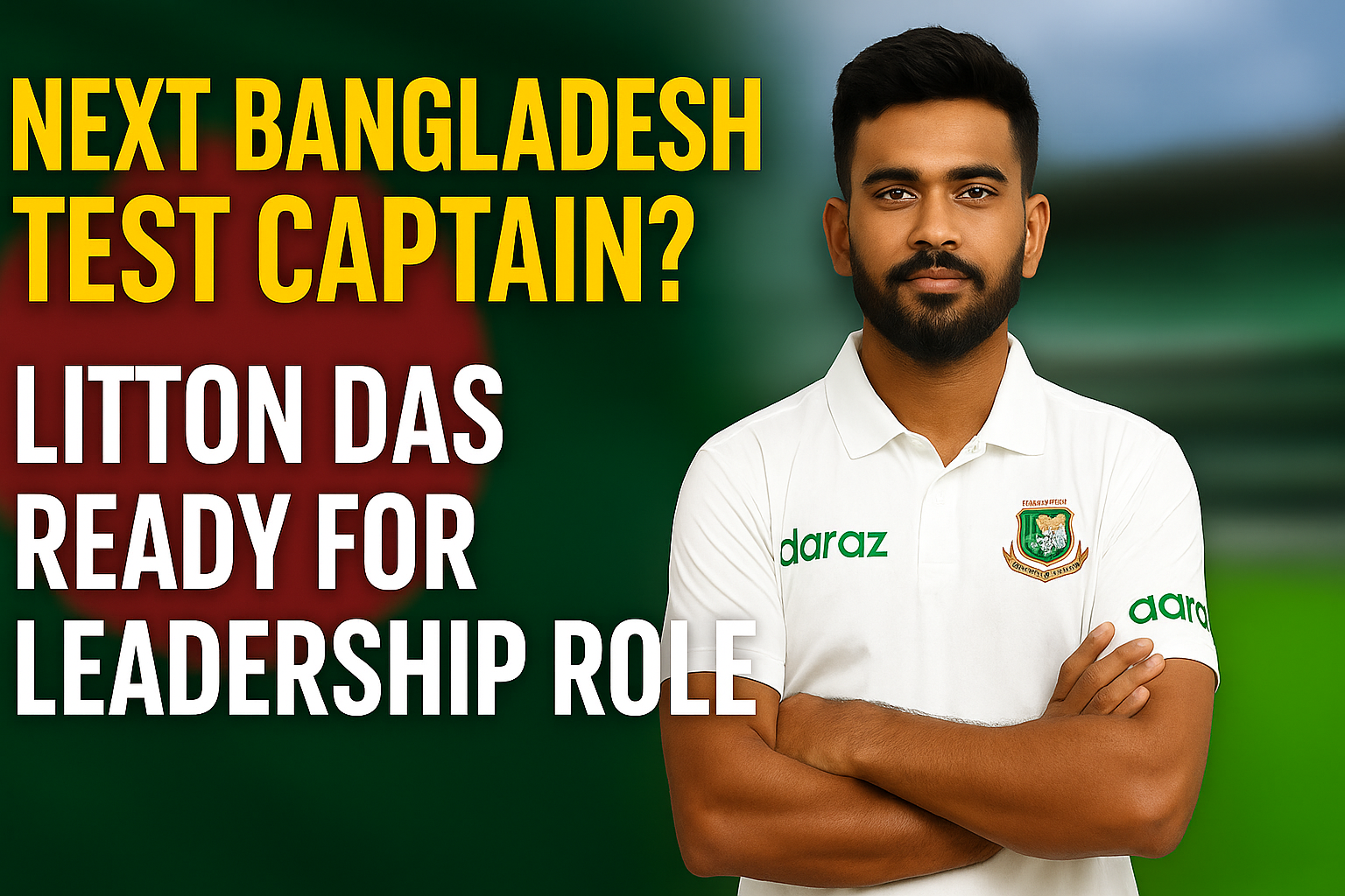 Litton Das Set to Lead Bangladesh Test Team? BCB Nearing Decision on New Captain