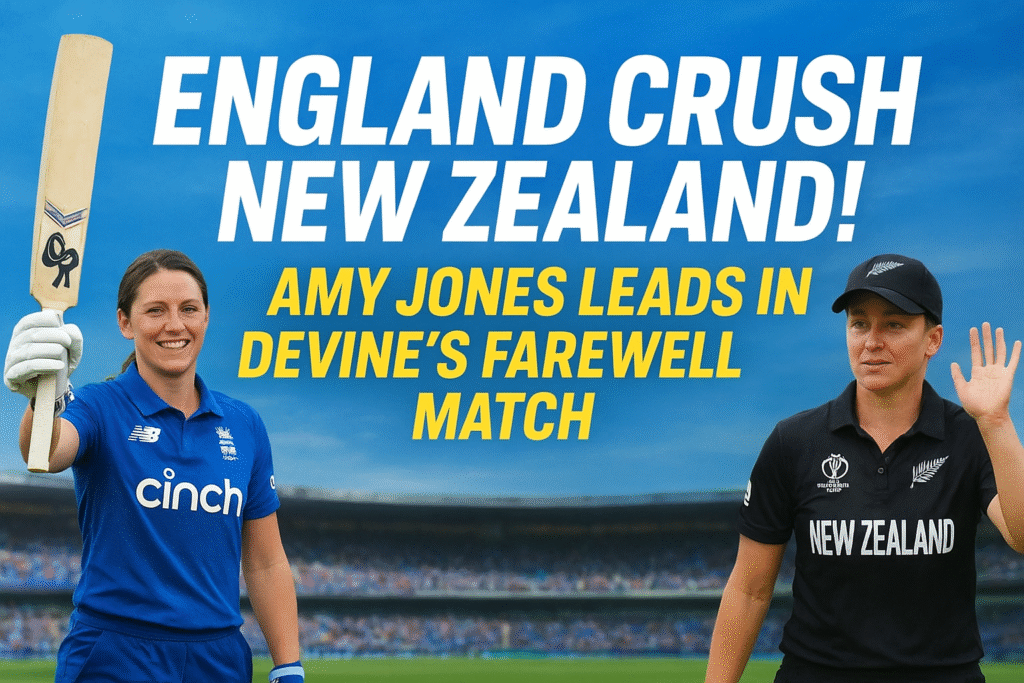 England Triumphs in Devine's Farewell