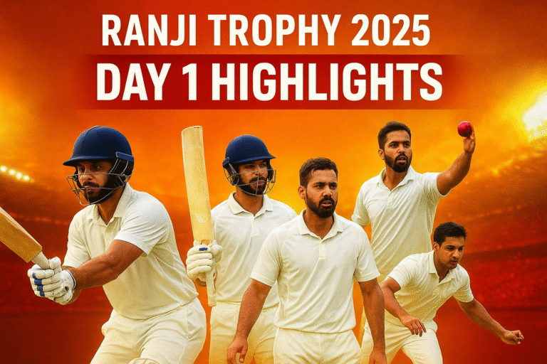 Ranji Trophy 2025 Day 1 Highlights: Gaikwad, Rahane, and Rahul Shine with Centuries as Bowlers Dominate Elsewhere