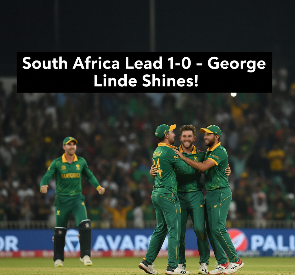 George Linde Shines as South Africa Crush Pakistan in Rawalpindi to Take 1-0 T20I Lead