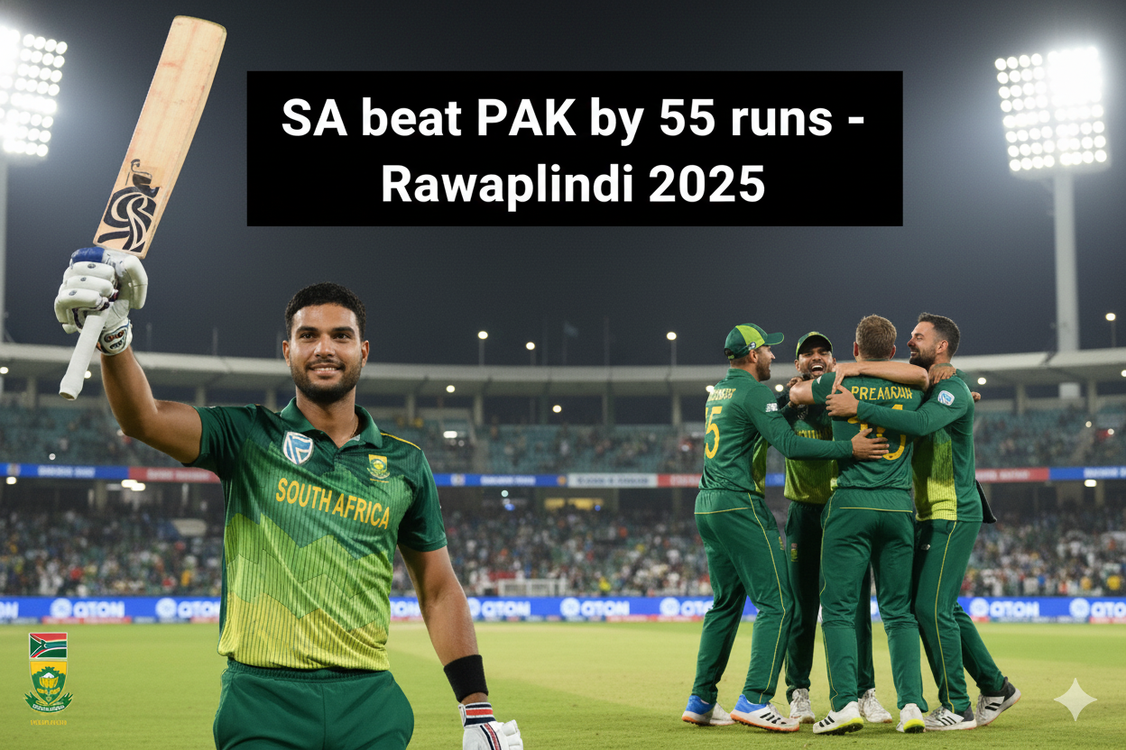 Hendricks, Linde, and Bosch Power South Africa to Dominant 1-0 Lead Over Pakistan