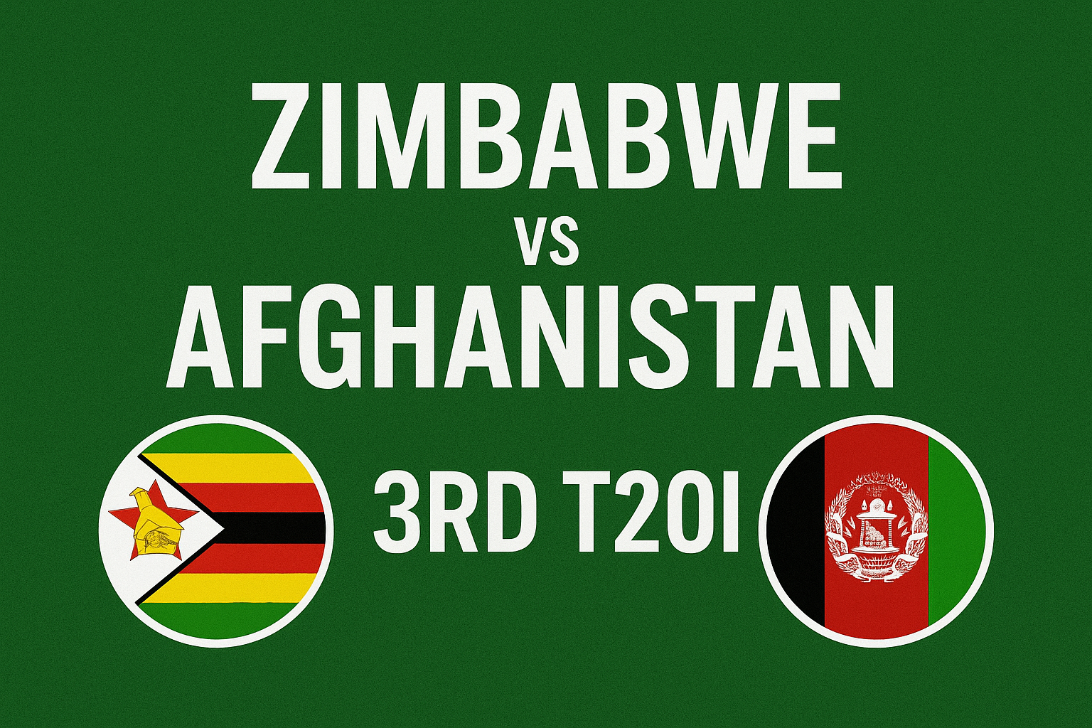 Zimbabwe vs Afghanistan 3rd T20I Preview: Hosts Fight for Pride to Avoid 3-0 Whitewash