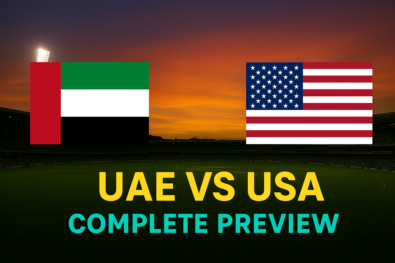 USA vs UAE: League Two Battle in Dubai as Americans Look to Cement Top Spot