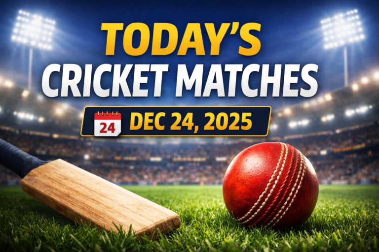 Cricket Schedule Today: Dec 24, 2025 | Vijay Hazare, ILT20 & T20Is