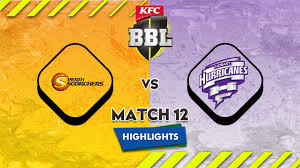 Perth Scorchers vs Hobart Hurricanes, 12th Match Complete Highlights