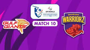 Gulf Giants vs Sharjah Warriorz, 10th Match Complete Highlights
