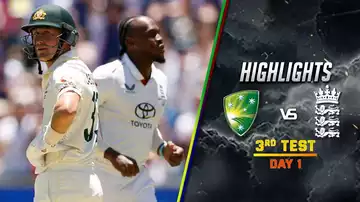 Australia vs England 3rd Test – Day 1 Highlights | Ashes 2025–26